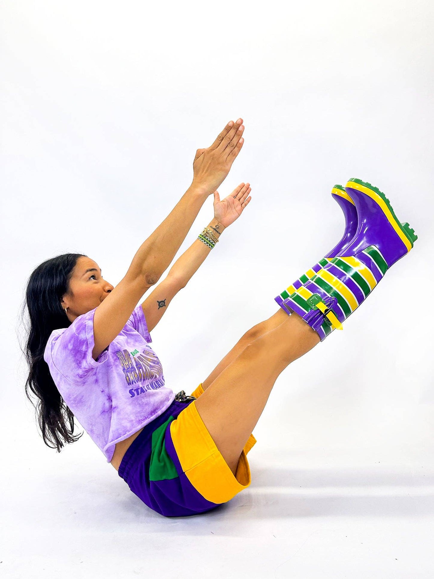 Mardi Gras Rubber Boots