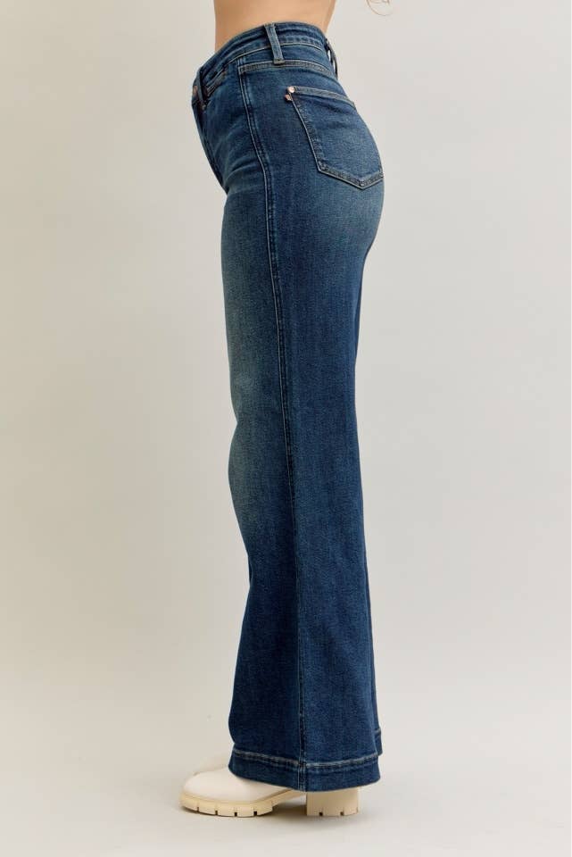 HW Retro Wide TC Front Welt Pockets