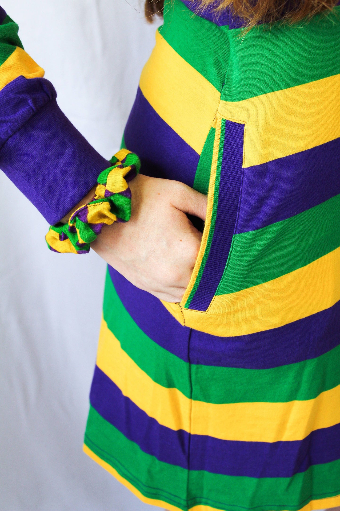 Striped Mardi Gras Dress
