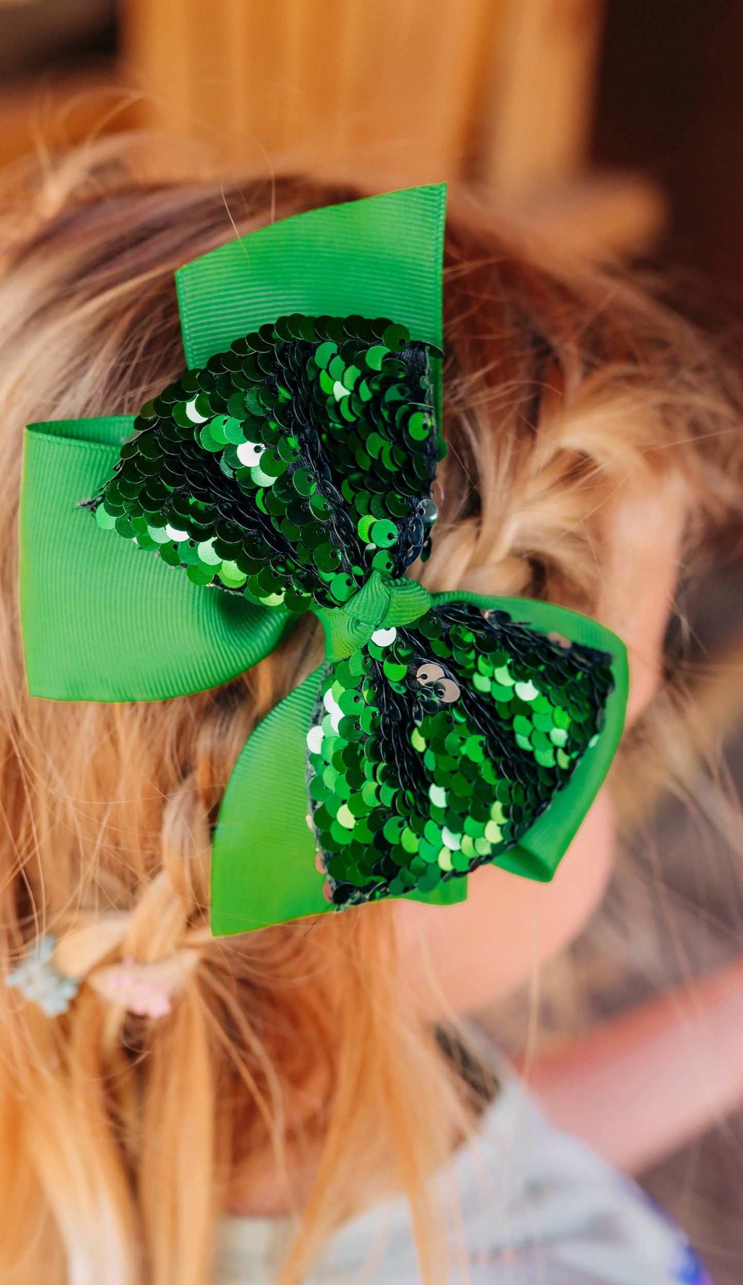Sequin Hair Bow