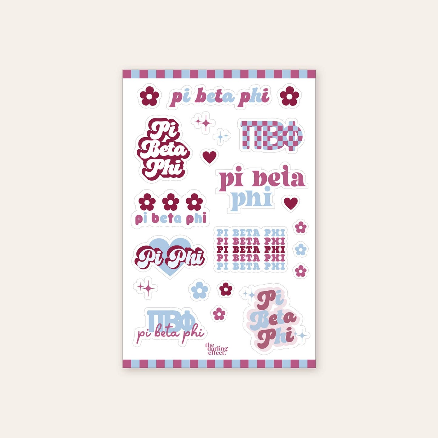 Sorority Sticker Sheet-19 Chapters Available!