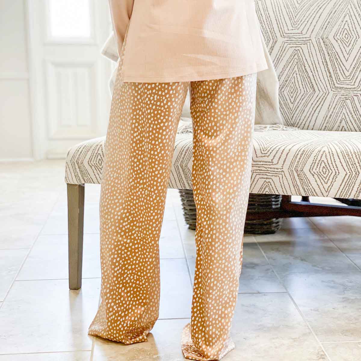 Fawn Slumber Pants   Camel/White   -Asst.