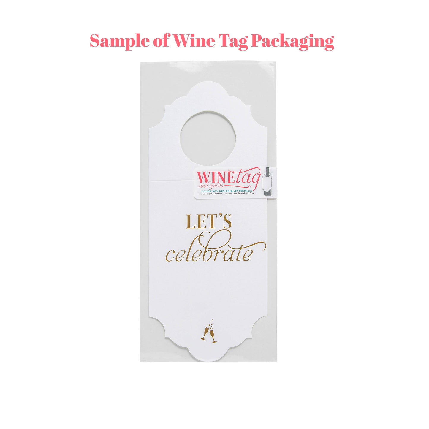 Let's Celebrate | Wine & Spirit Tag