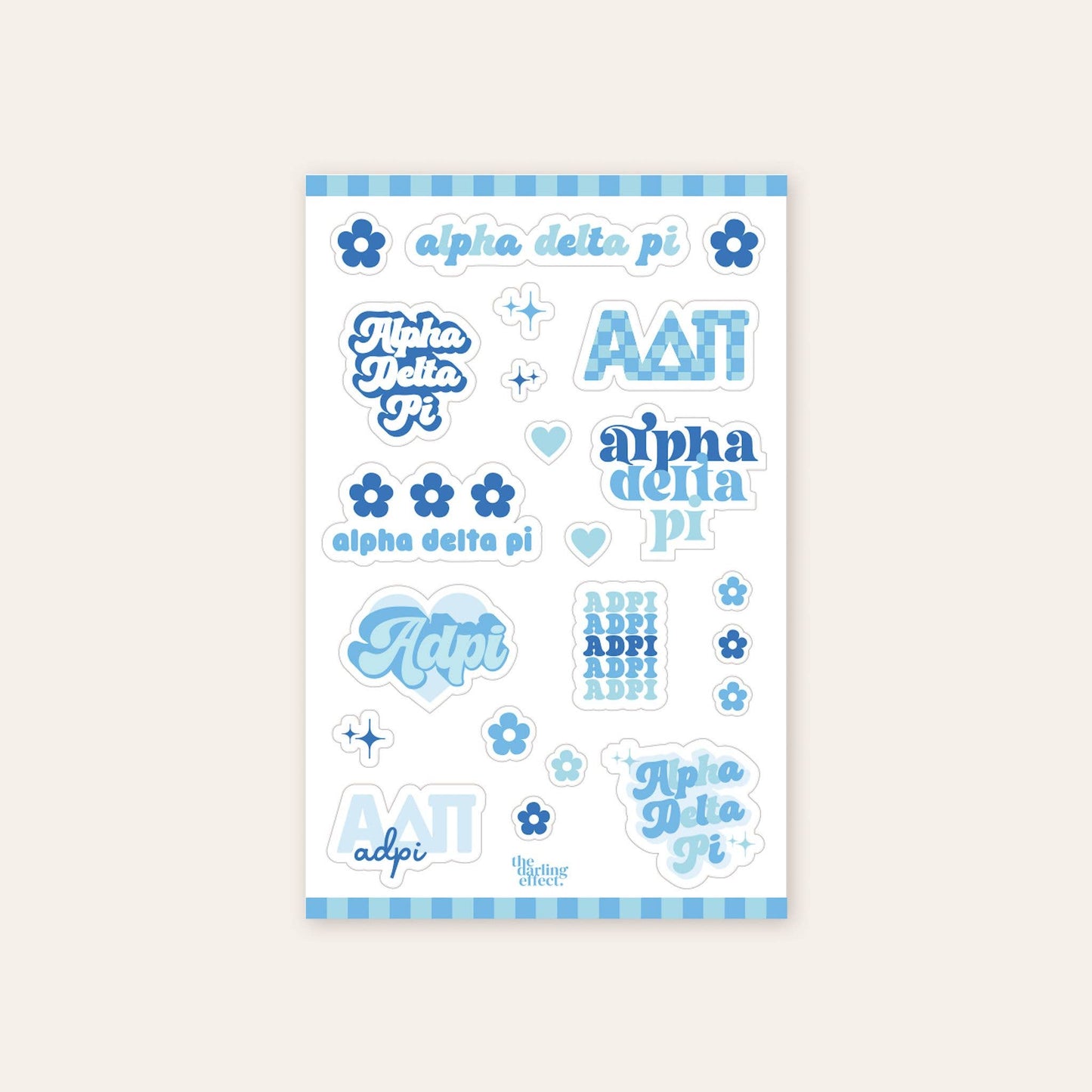 Sorority Sticker Sheet-19 Chapters Available!