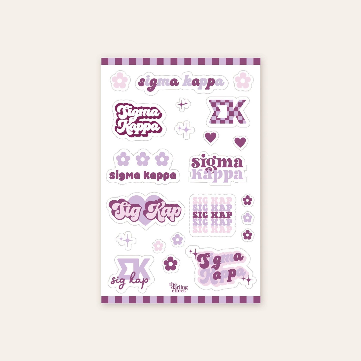 Sorority Sticker Sheet-19 Chapters Available!