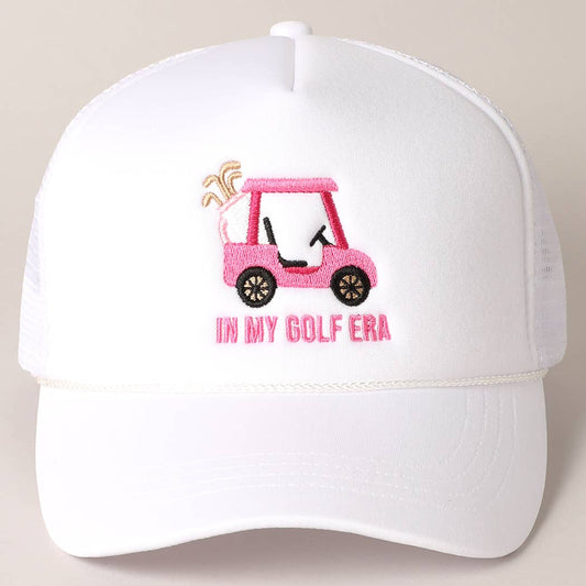 In My Golf Era Embroidery Trucker Hat