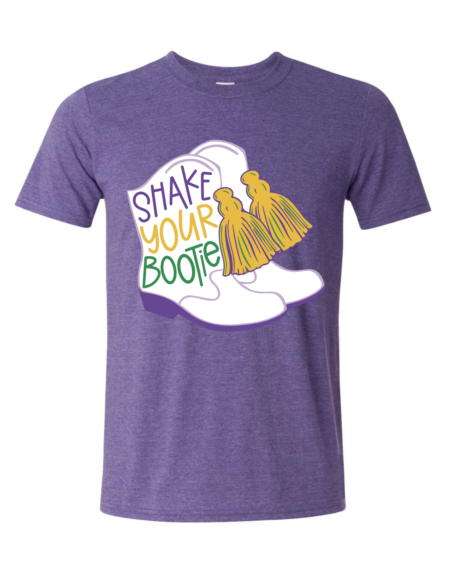 Shake Your Bootie Mardi Gras Tee