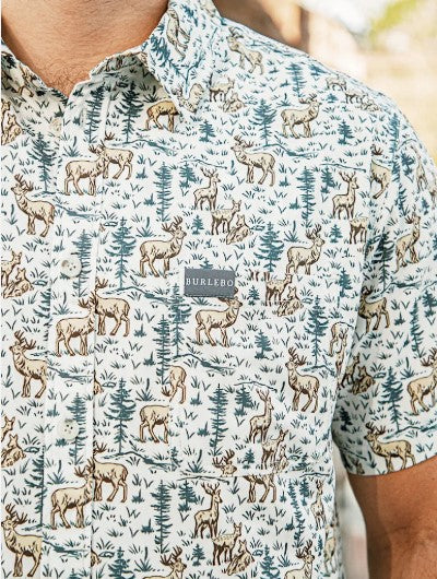 Performance "Deer Scenery" Button Up