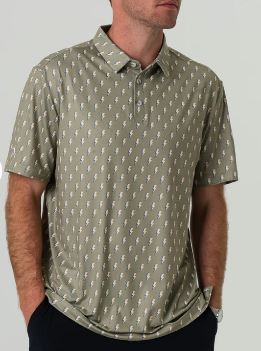 Performance Polo - Sage Lightening