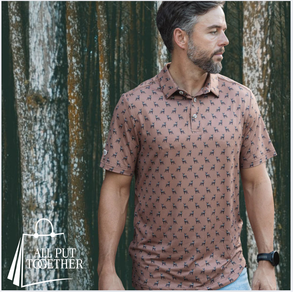 Performance Polo - Whitetail Deer Brown