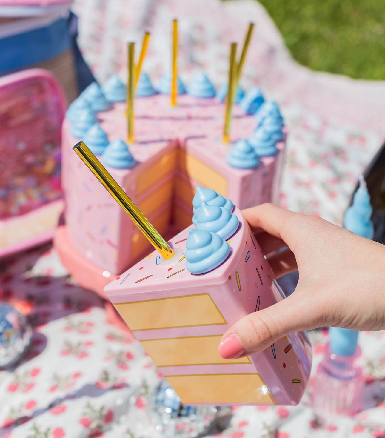 Birthday Cake Slice Tumbler
