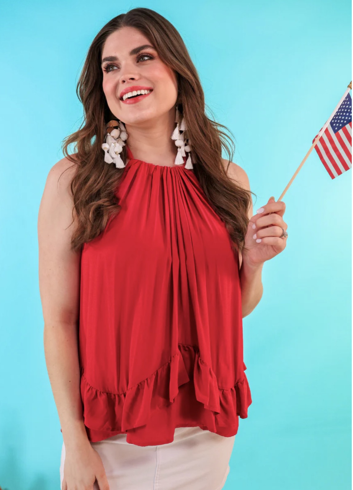 Ruffle Halter Top – All Put Together