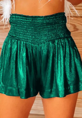 Metallic Game Day Skorts