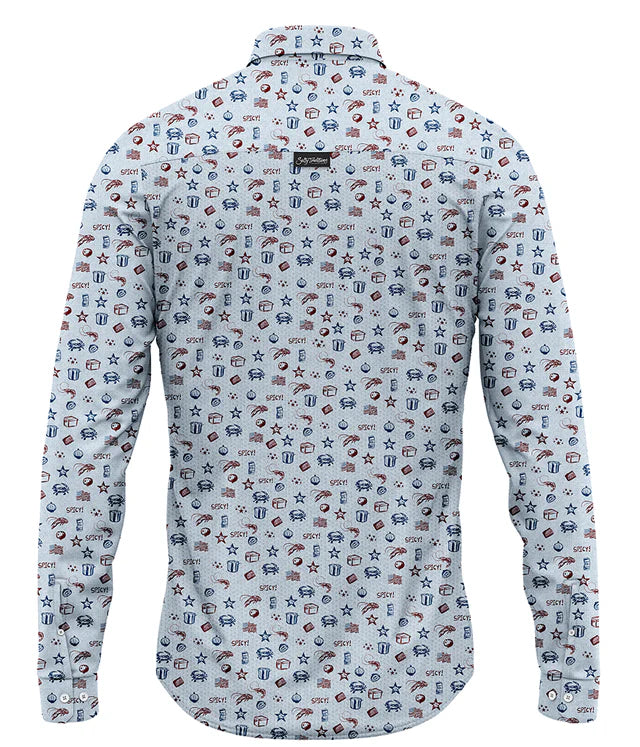 Performance Button Up - Seafood Festival