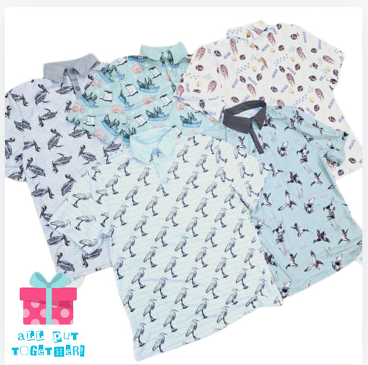 Men's Illustrated Polo