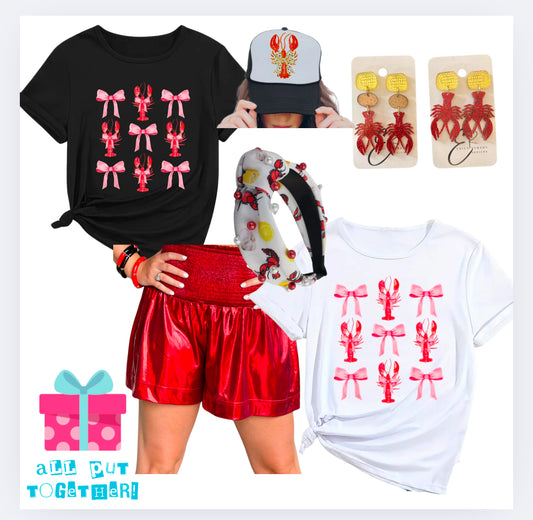 Crawfish & Bow T-Shirt