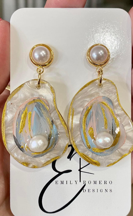 Oyster Earrings