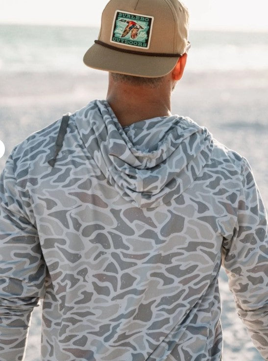 Performance Hoodie - White Camo