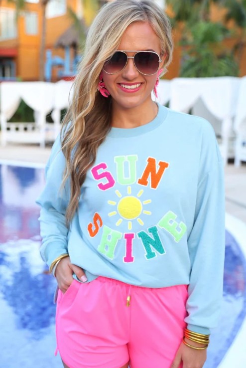 Sunshine Patch Pullover