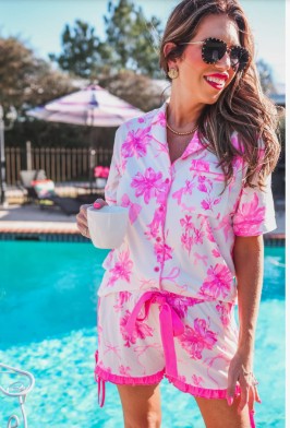 Blossom Tie Pajamas