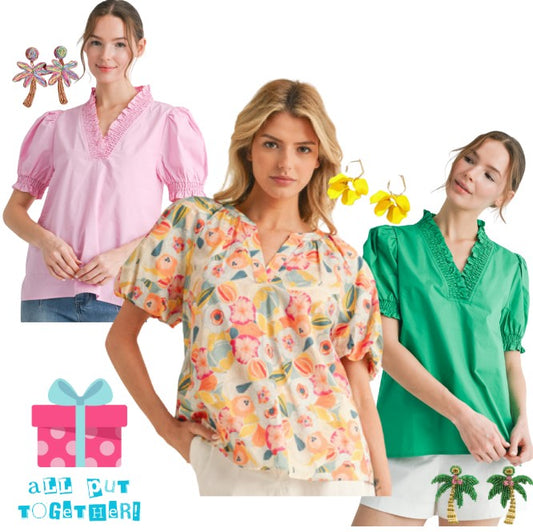Cotton Poplin Top