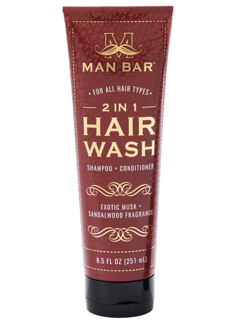MAN BAR® 2-in-1 Hair Wash - Exotic Musk & Sandalwood