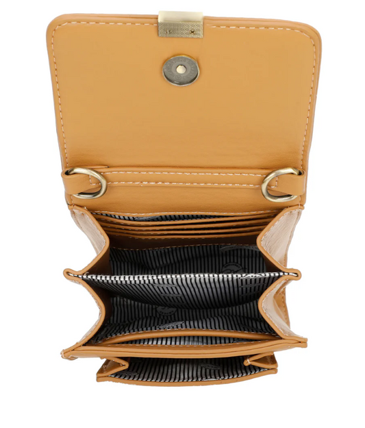 Isla Vegan Leather with detachable bag XL Tote - Tan