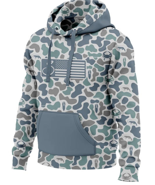 Performance Hoodie - Dock Side Camo