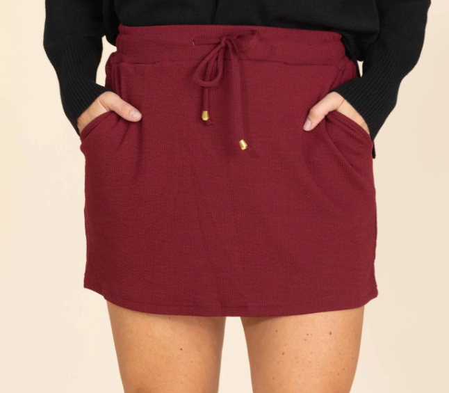 Well Loved Ribbed Skort