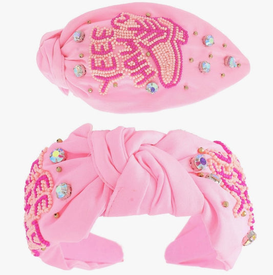 Yee Haw Headband - Pink