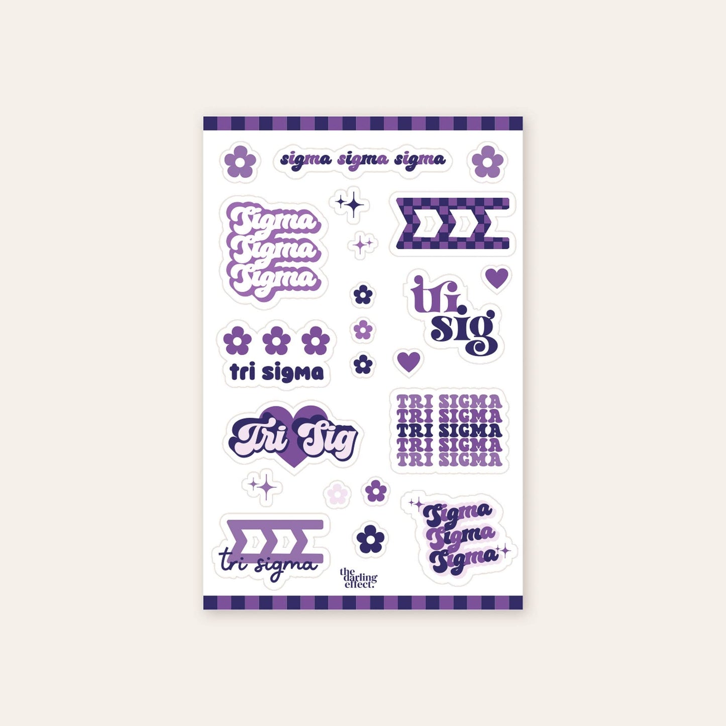 Sorority Sticker Sheet-19 Chapters Available!