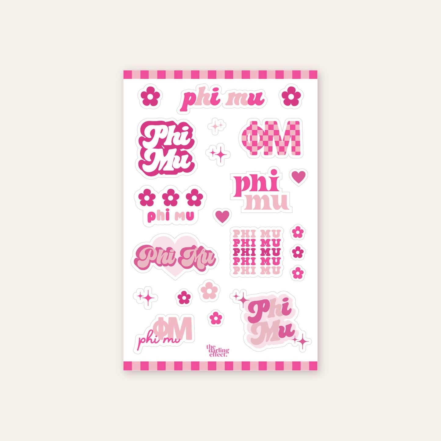 Sorority Sticker Sheet-19 Chapters Available!