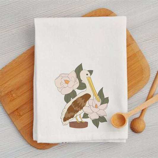 Magnolia & Pelican Towel