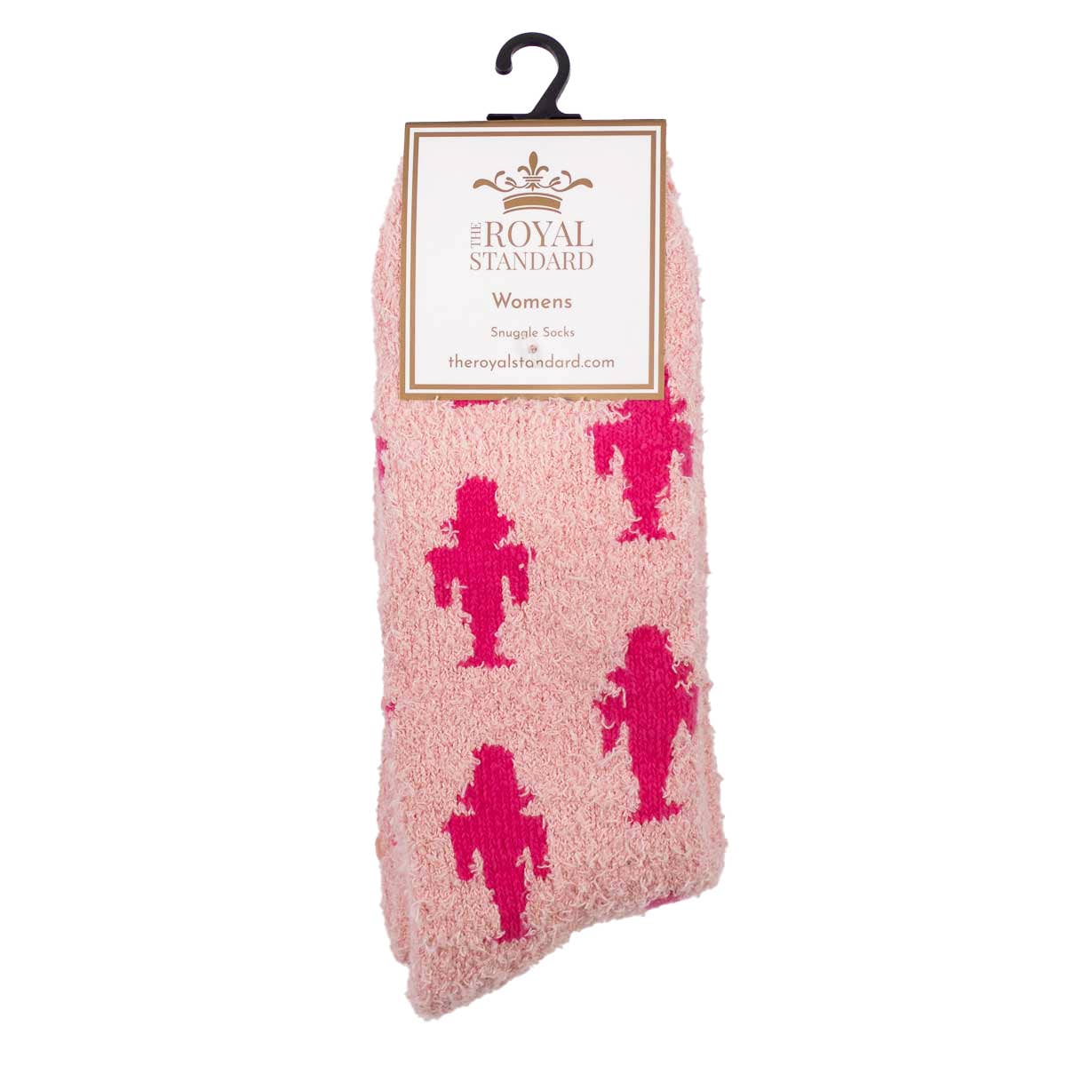 Women's Nutcracker Snuggle Socks   Pink   One Size