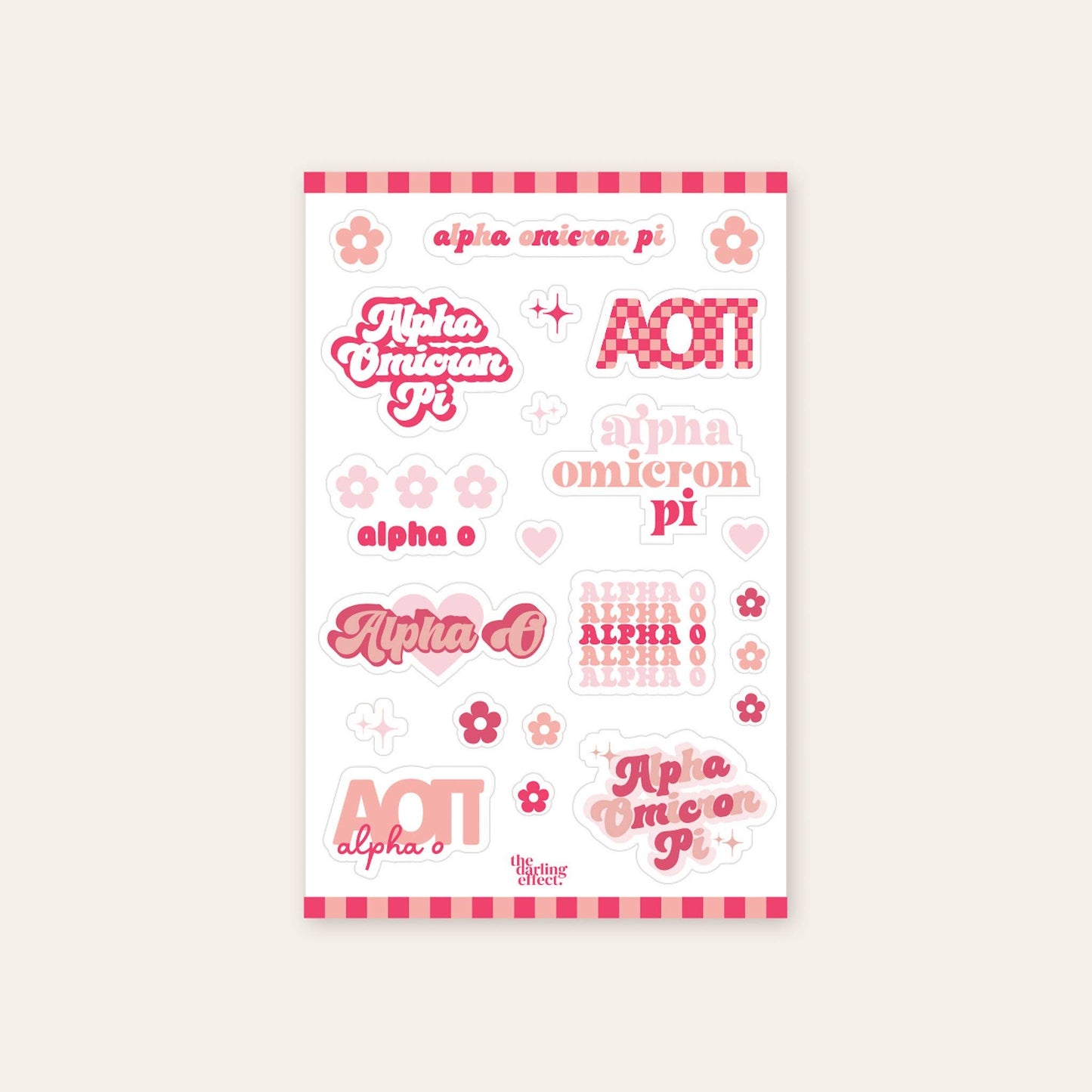 Sorority Sticker Sheet-19 Chapters Available!