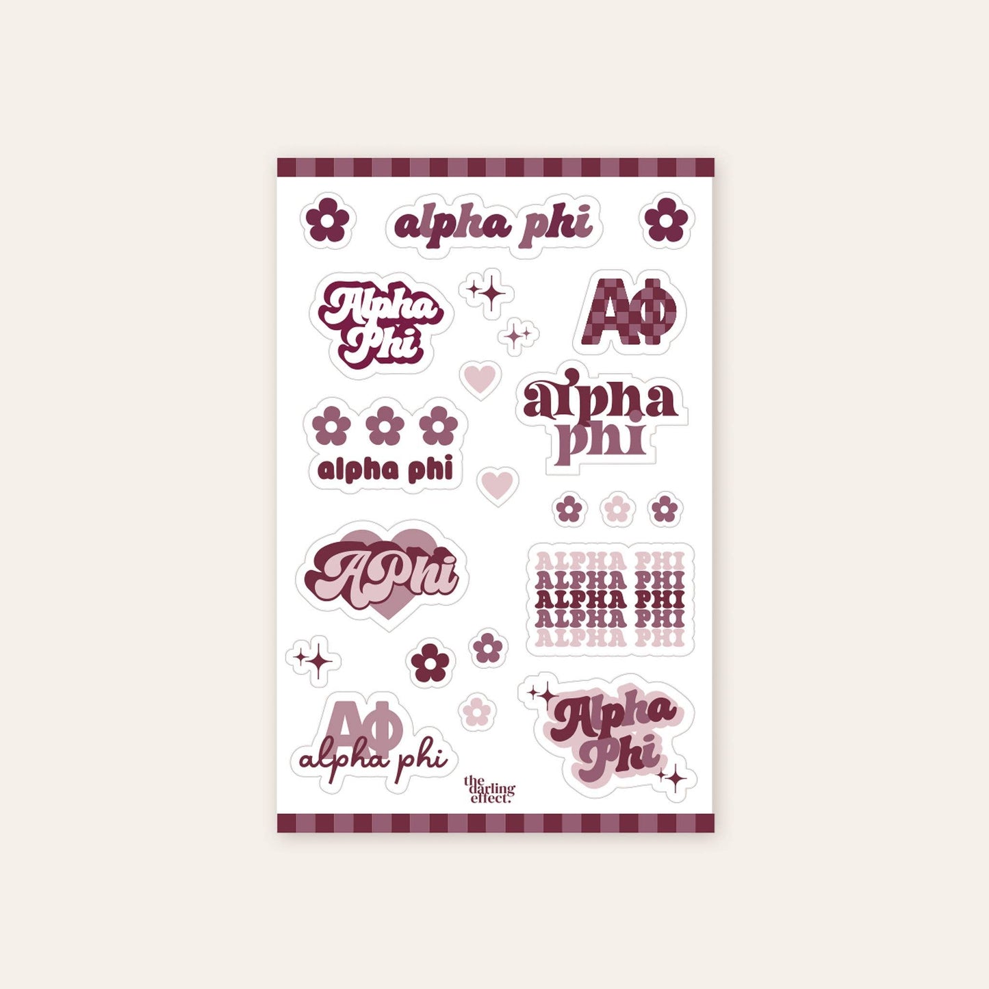 Sorority Sticker Sheet-19 Chapters Available!