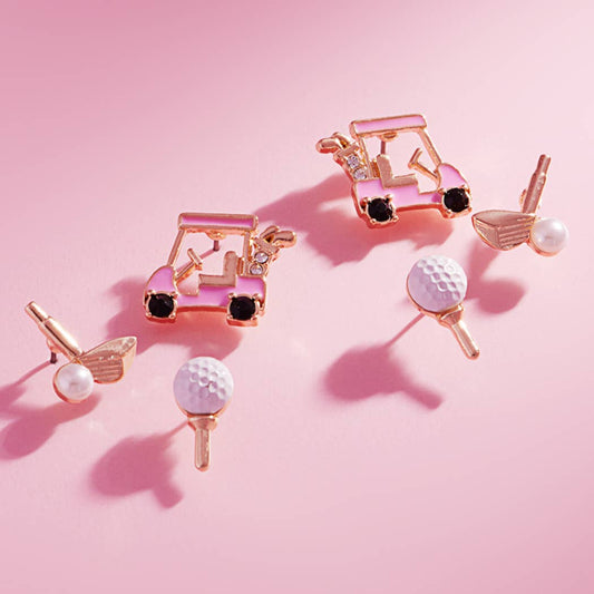 Golf Cart Earring Set