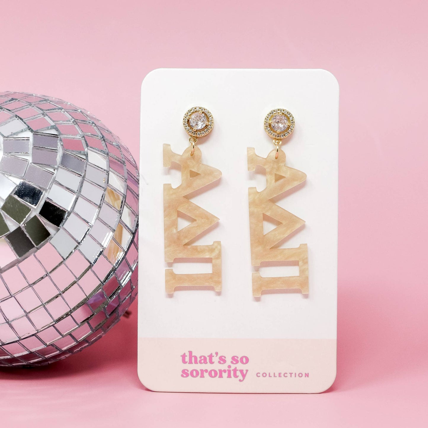 Sorority Acrylic Earrings
