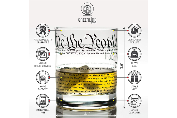 Constitution Whiskey Glasses