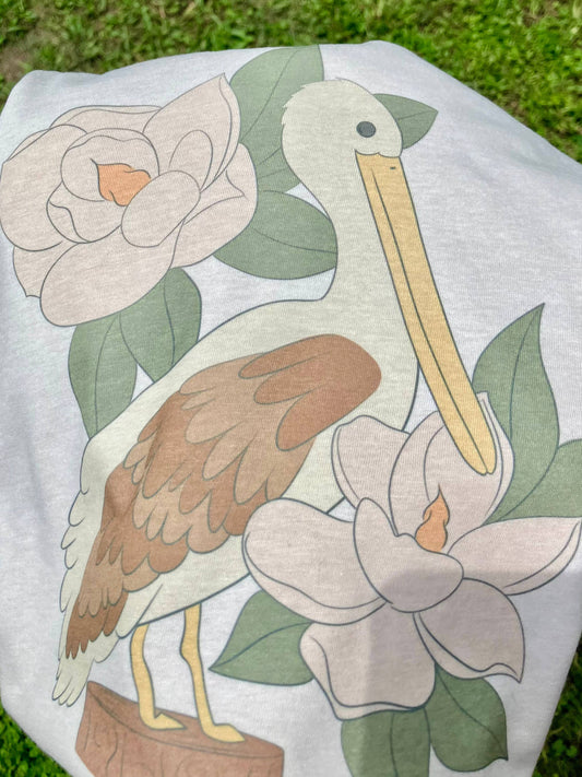 Magnolia & Pelican Tee