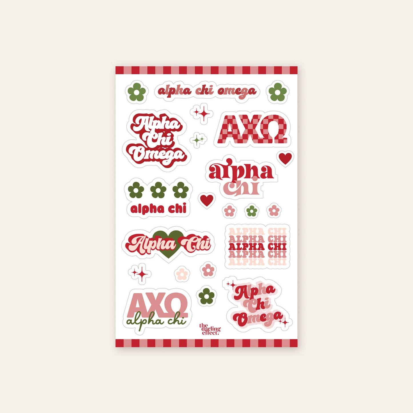 Sorority Sticker Sheet-19 Chapters Available!