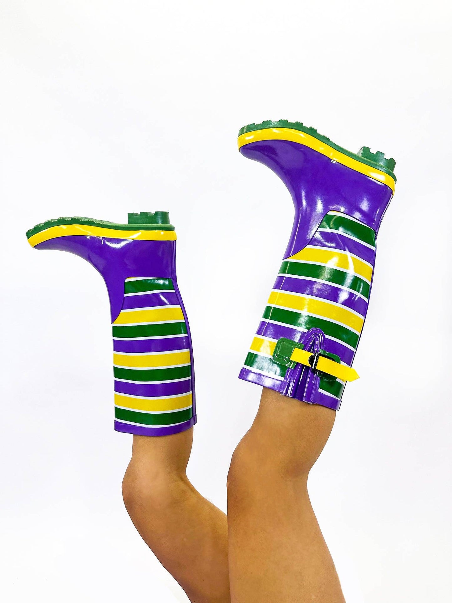 Mardi Gras Rubber Boots