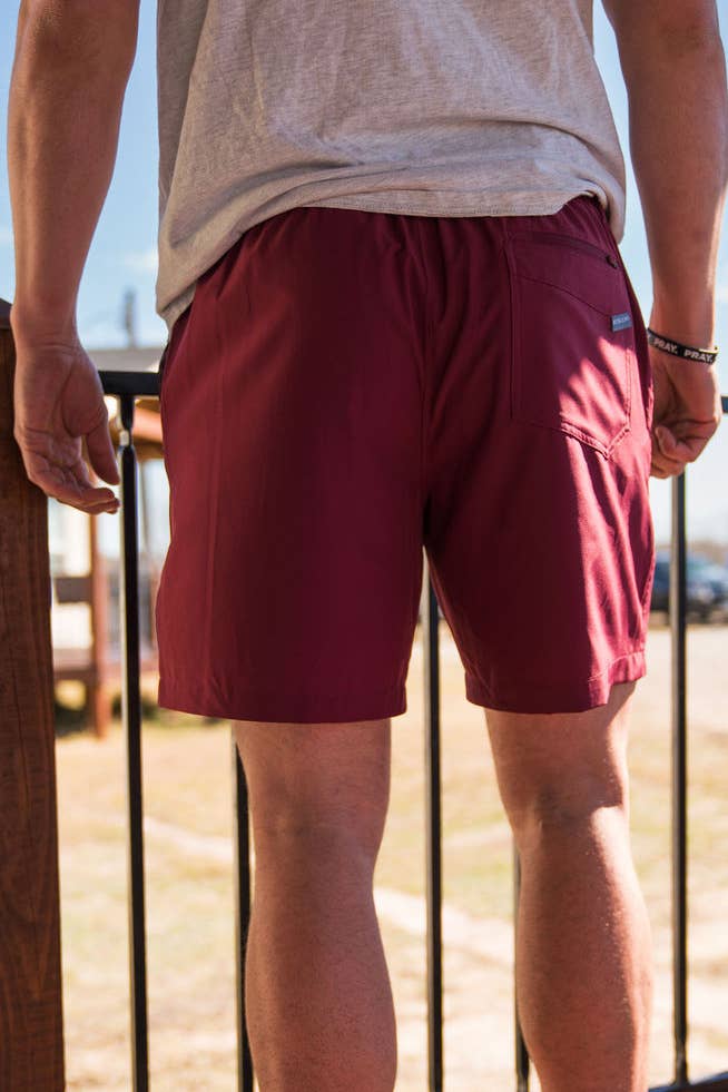 Everyday Short - Maroon