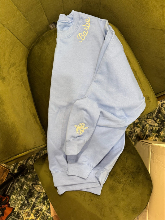 School Spriit Embroidered Sweatshirts