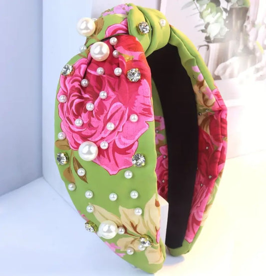 Floral Embellished Headband