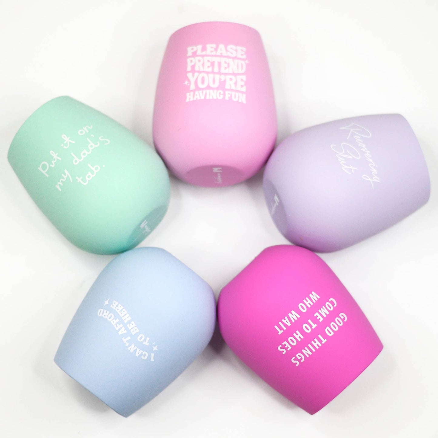 Funny Silicone Wine Cups