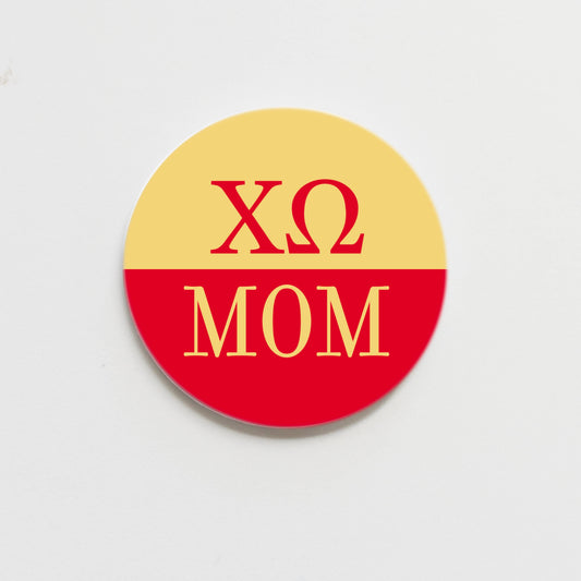 Chi Omega Parent Button - 2.25 inch